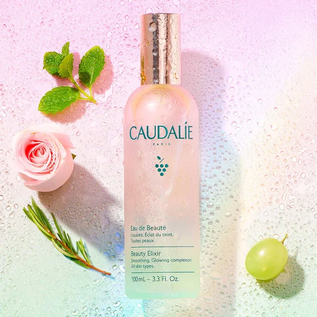 Caudalie Mini Beauty Elixir Prep, Set, Glow Face Mist 30ml