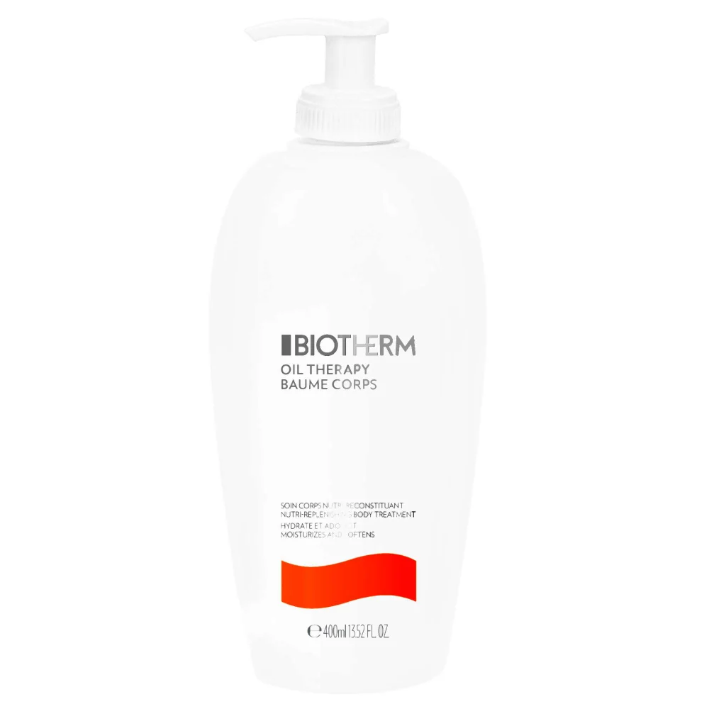 Biotherm Oil Therapy Baume Corps Nutri-Replenishing Body Treatment with Apricot Oil 400ml Image 1