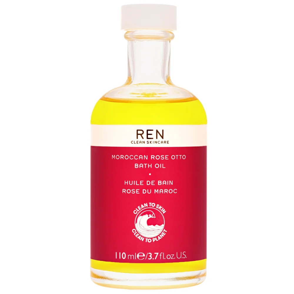 REN Clean Skincare Bath Moroccan Rose Otto Bath Oil 110ml / 3.7 fl.oz. Image 1