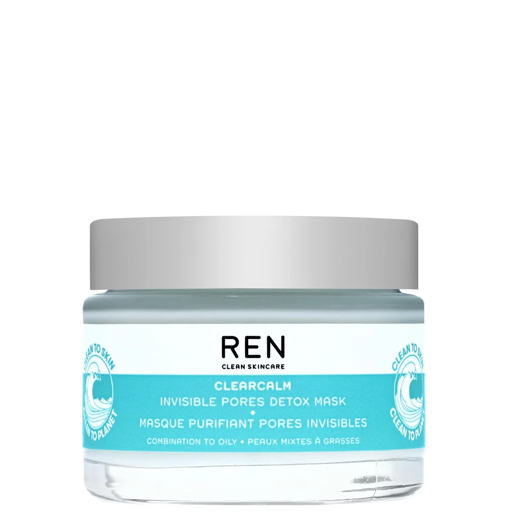 REN Clean Skincare Face ClearCalm Invisible Pores Detox Mask 50ml / 1.7 fl.oz. Image 1