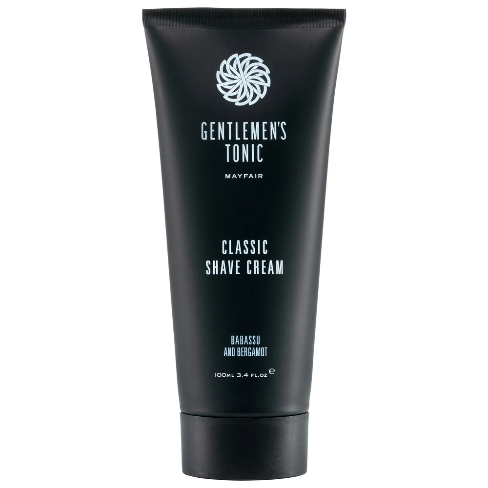 Gentlemen's Tonic Face & Beard Classic Shave Cream 100ml Image 1