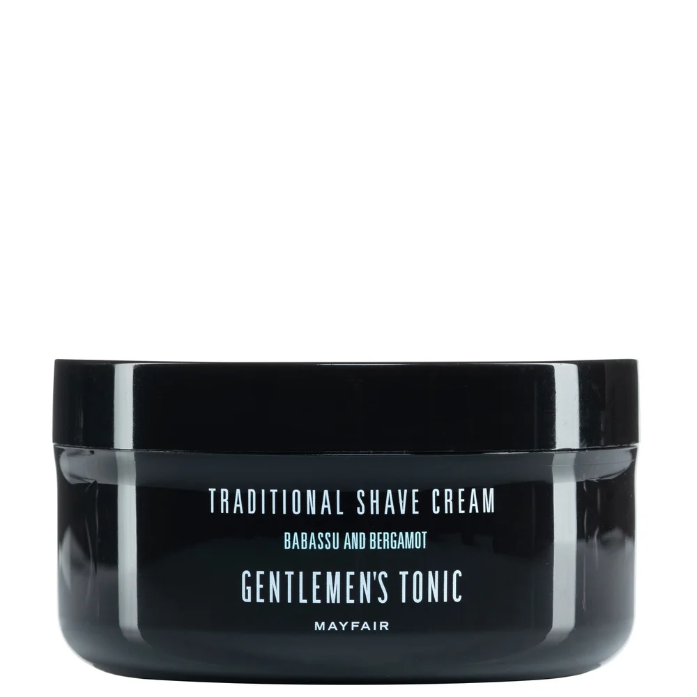 Gentlemen's Tonic Face & Beard Traditional Shave Cream 125g Image 1
