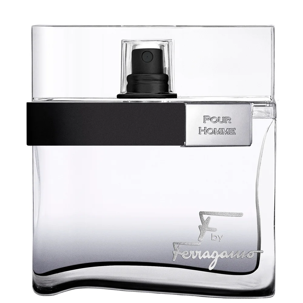 FERRAGAMO F by Ferragamo Pour Homme Black Eau de Toilette Spray 50ml Image 1
