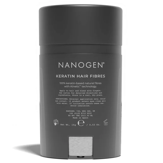 Nanogen Keratin Thickening Hair Fibres - 1 Month White 15g