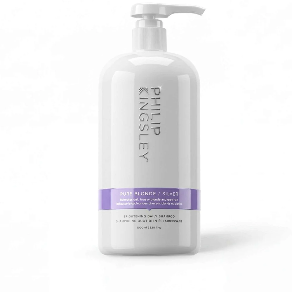 Philip Kingsley Pure Blonde / Silver Brightening Daily Shampoo 1000ml Image 1