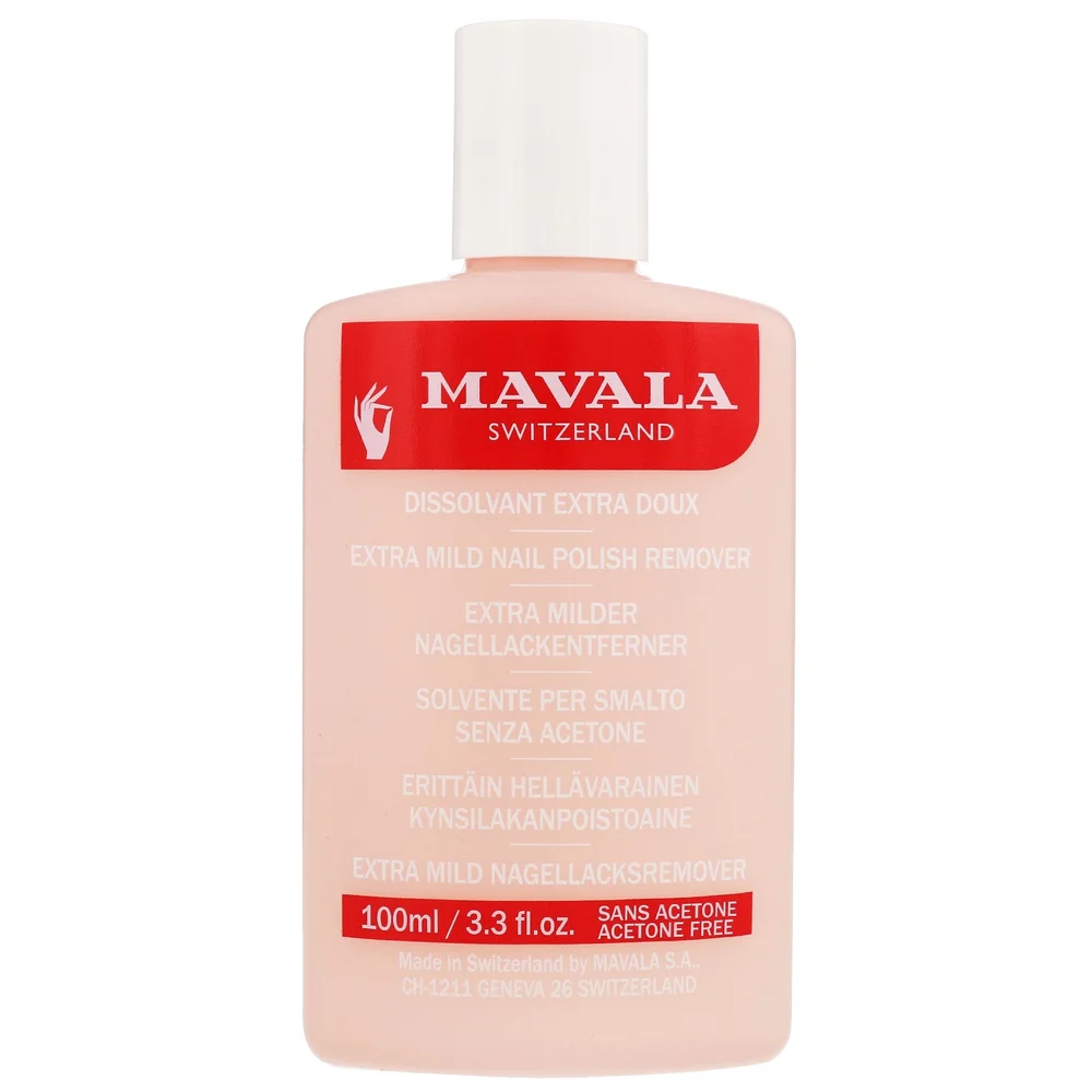 Mavala Nail Care Extra Mild Nail Polish Remover Pink 100ml Image 1