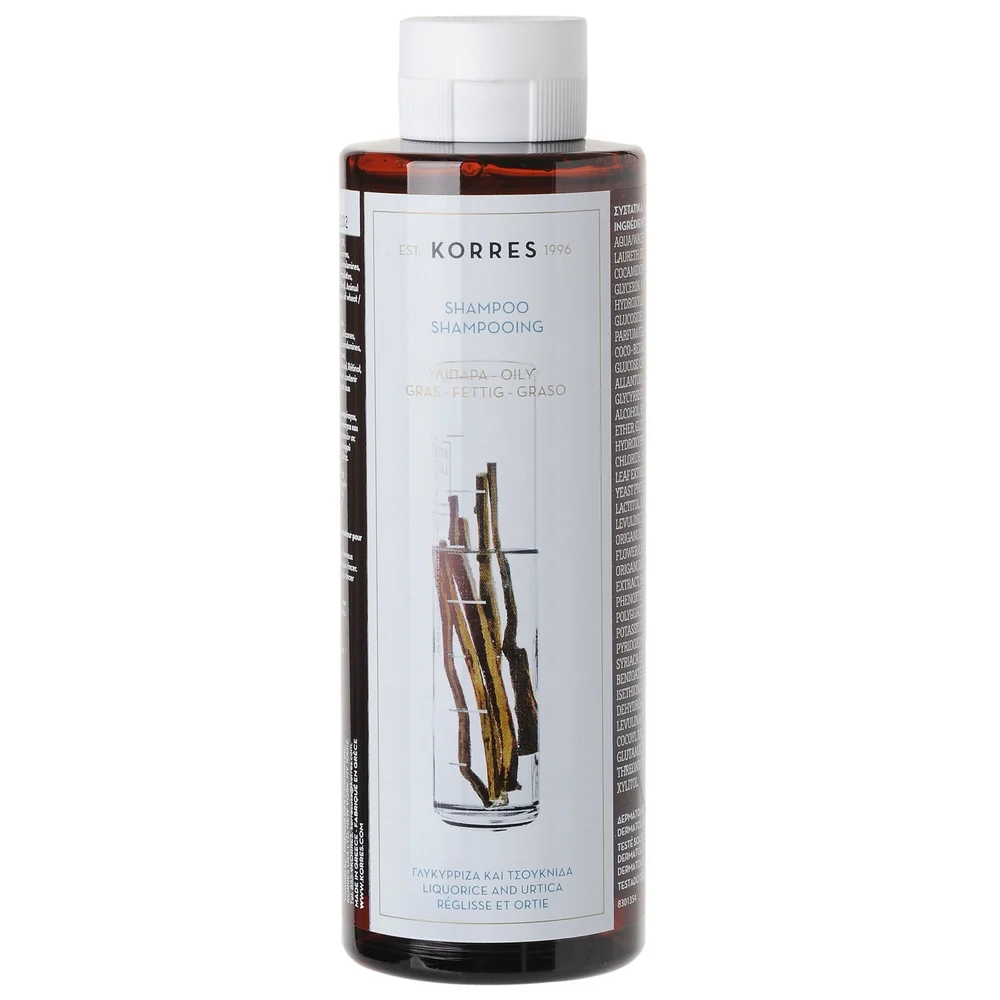 KORRES Haircare Shampoo Liquorice and Urtica For Oily Hair 250ml Image 1