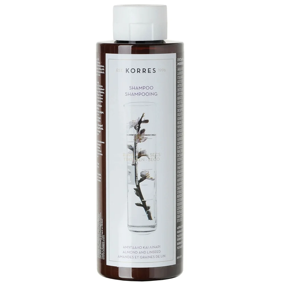 KORRES Haircare Almond and Linseed Shampoo for Dry Hair 250ml Image 1