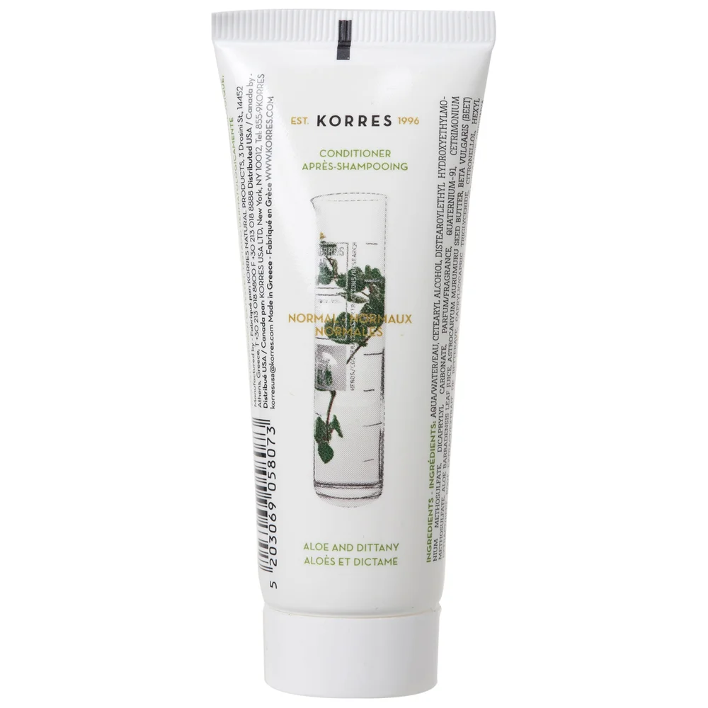 KORRES Haircare Aloe and Dittany Conditioner for Normal Hair 200ml Image 1
