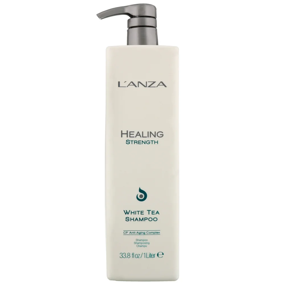 L'Anza Healing Strength White Tea Shampoo 1000ml Image 1