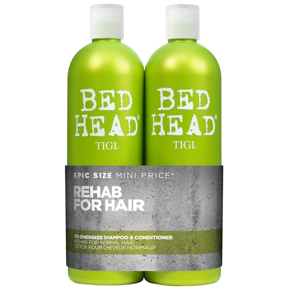 TIGI Bed Head Urban Antidotes Re-Energize Tween Set: Shampoo 750ml & Conditioner 750ml Image 1