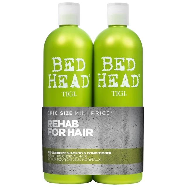 TIGI Bed Head Urban Antidotes Re-Energize Tween Set: Shampoo 750ml & Conditioner 750ml