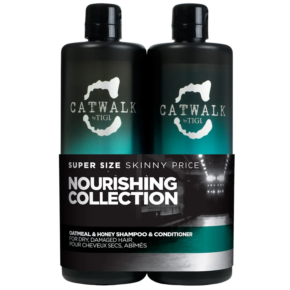 TIGI Catwalk Oatmeal & Honey Tween Set: Shampoo 750ml & Conditioner 750ml Image 1