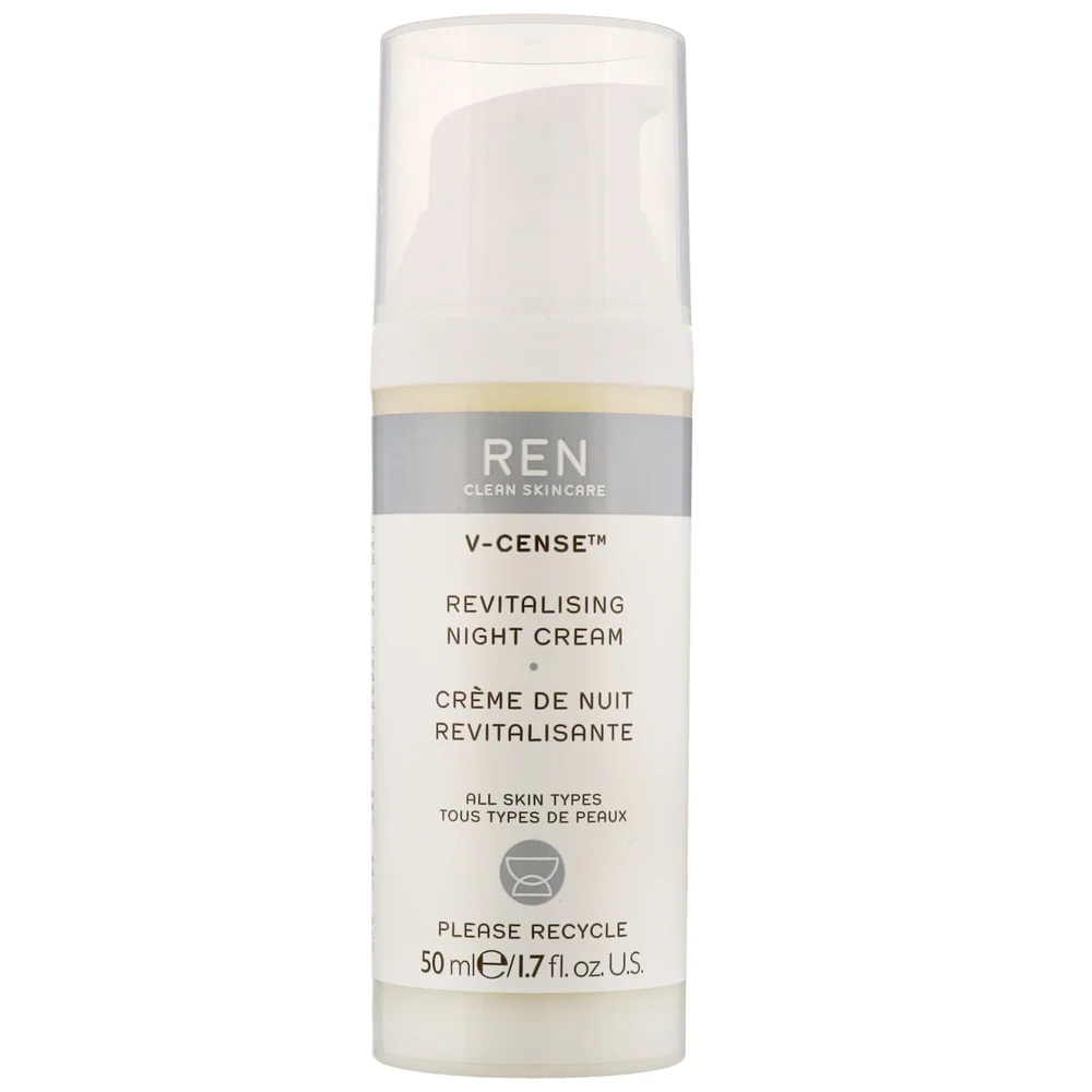 REN Clean Skincare Face V-Cense Revitalising Night Cream 50ml / 1.7 fl.oz. Image 1