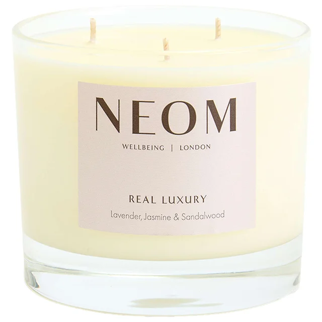 Neom Wellbeing London Scent To De-Stress Real Luxury Candle (3 Wicks) 420g