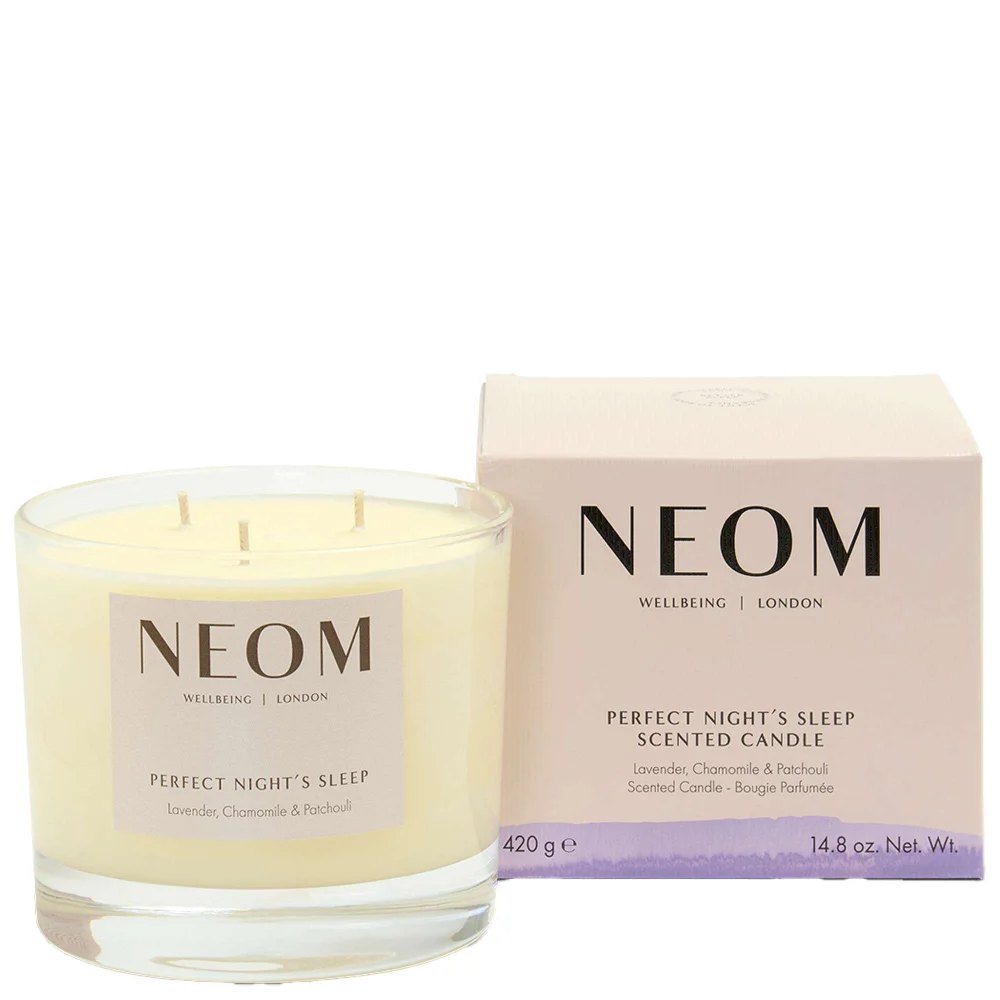Neom Wellbeing London Scent To Sleep Perfect Night's Sleep Scented Candle (3 Wick) 420g Image 1
