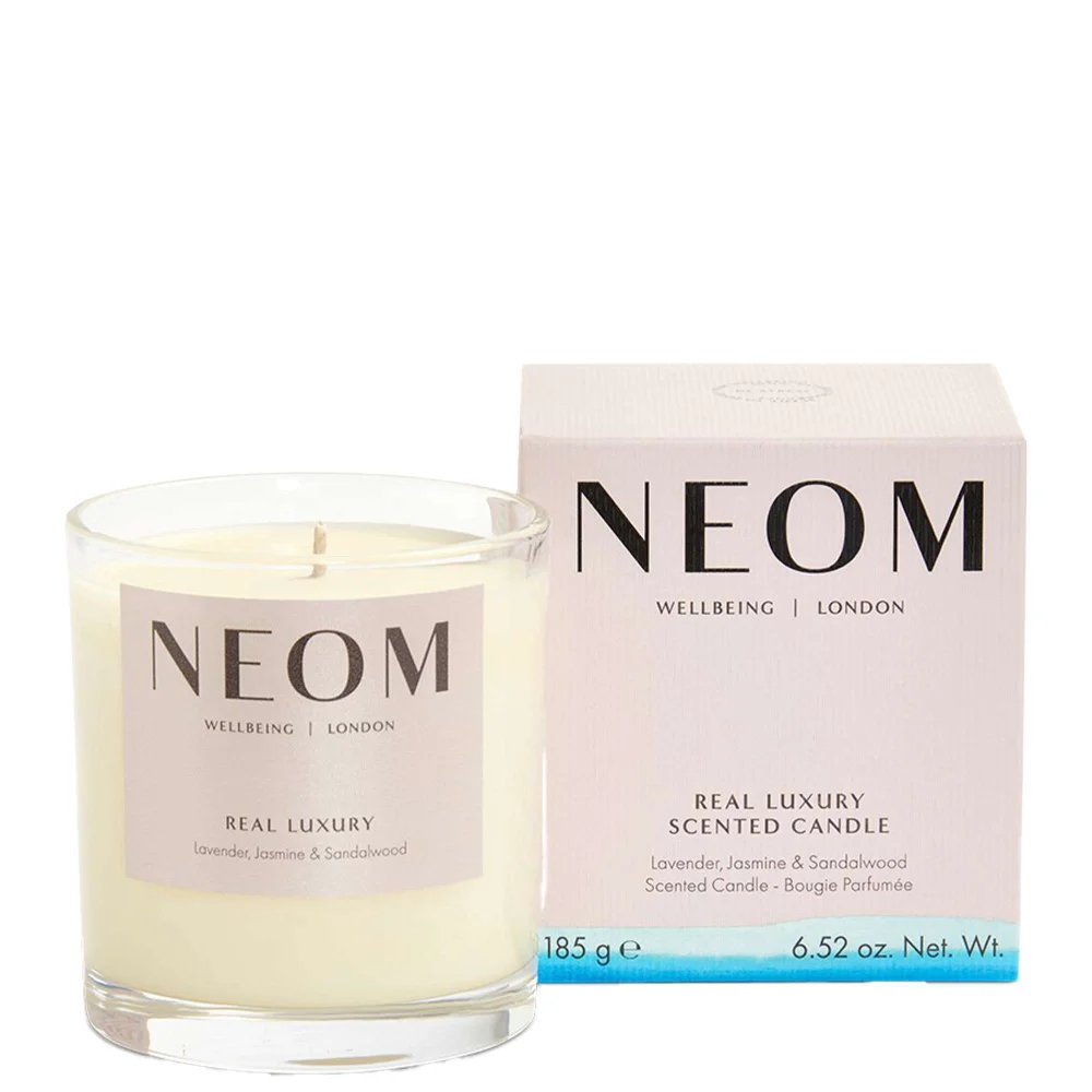 Neom Wellbeing London Scent To De-Stress Real Luxury Candle (1 Wick) 185g Image 1