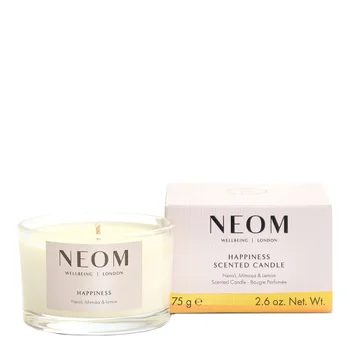 Neom Wellbeing London Scent To Make You Happy Happiness Scented Candle (Travel) 75g