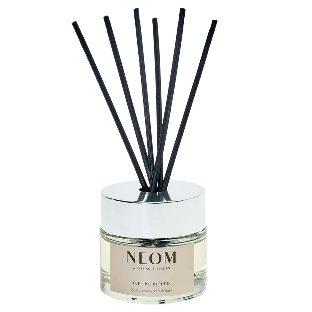 Neom Wellbeing London Scent To Boost Your Energy Feel Refreshed Reed Diffuser 100ml Image 1