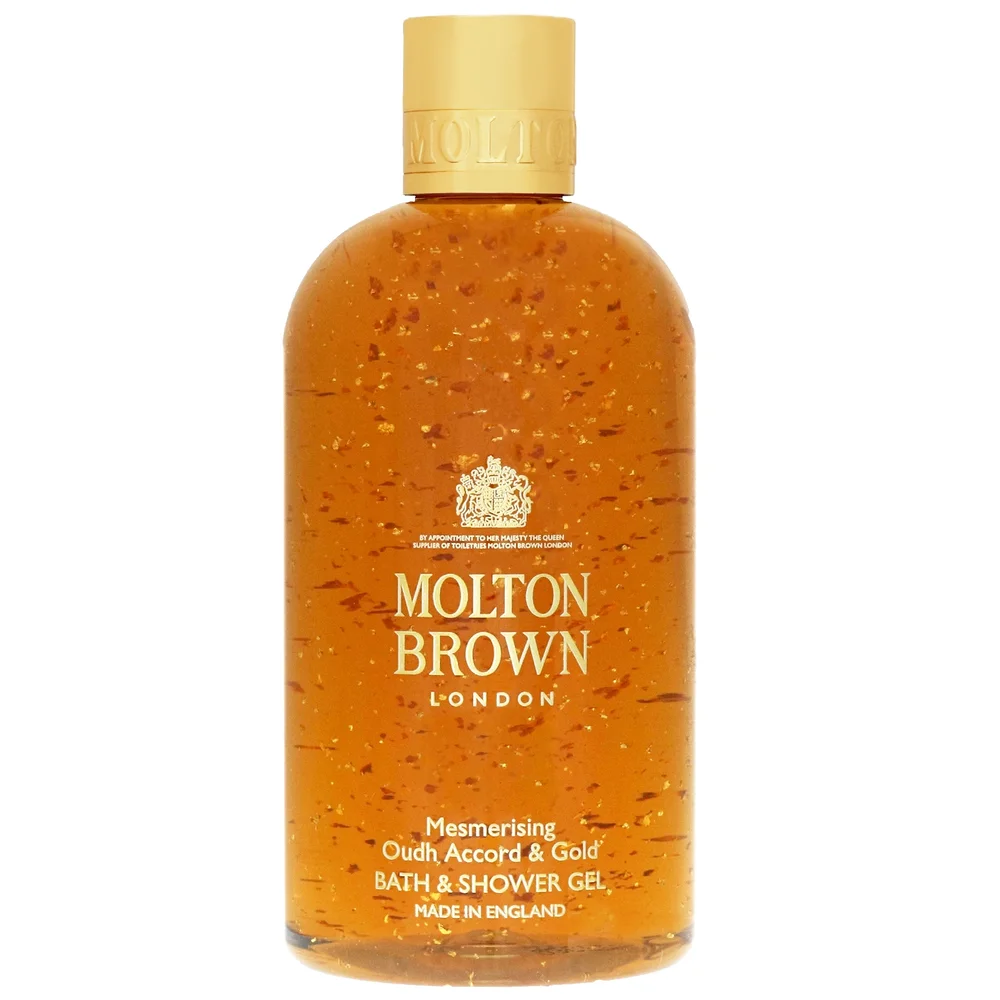 Molton Brown Mesmerising Oudh Accord & Gold Bath & Shower Gel 300ml Image 1