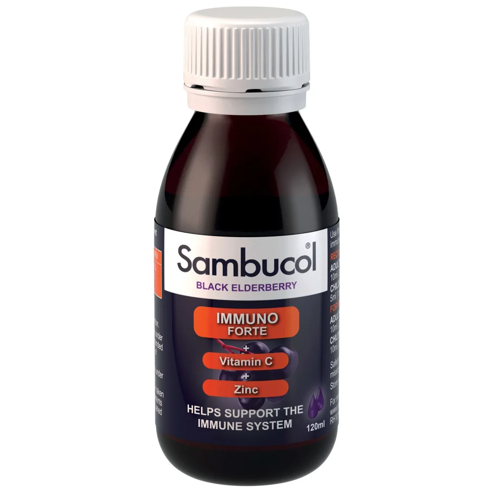 Sambucol Black Elderberry Immuno Forte Liquid 120ml Image 1