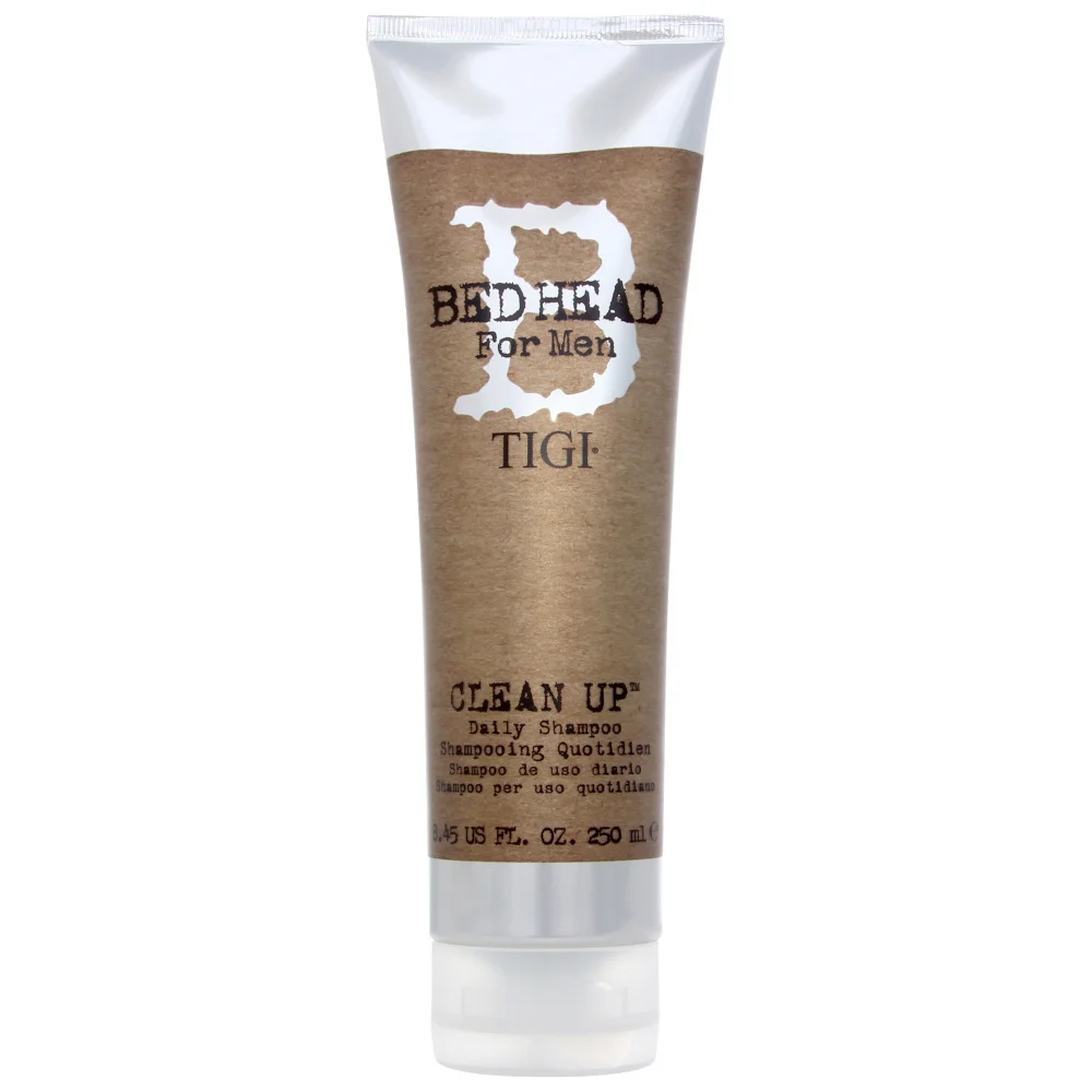TIGI Bed Head For Men Wash and Care Clean Up Daily Shampoo 250ml Image 1