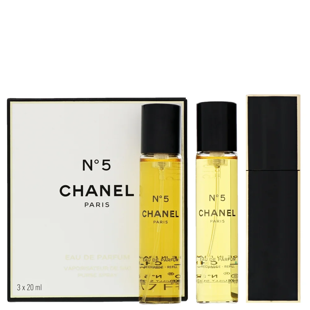 Chanel No. 5 Eau de Parfum Purse Spray 20ml & Refills 2 x 20ml Image 1