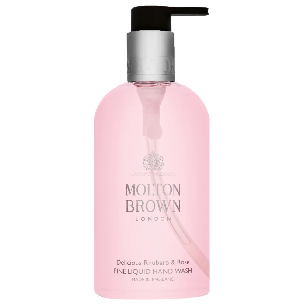 Molton Brown Delicious Rhubarb & Rose Fine Liquid Hand Wash 300ml Image 1