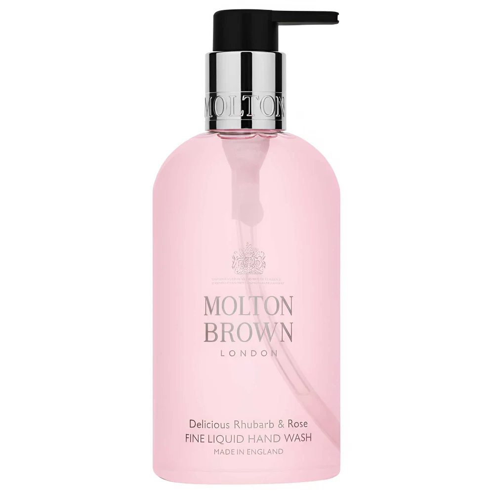 Molton Brown Delicious Rhubarb & Rose Fine Liquid Hand Wash 300ml Image 1