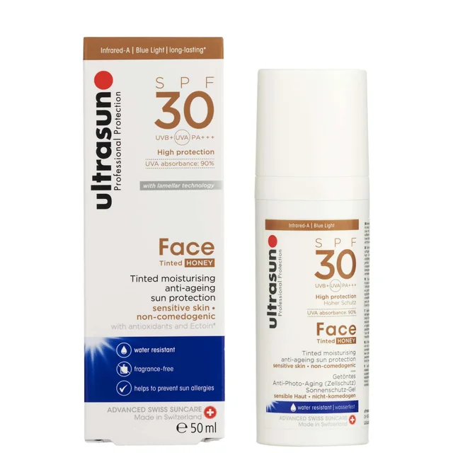 Ultrasun Anti-Ageing SPF30 Tinted Honey 50ml