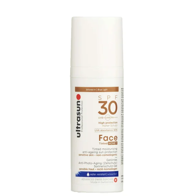 Ultrasun Face  Anti-Ageing SPF30 Tinted Honey 50ml