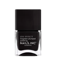NAILS.INC Gel Effect Nail Polish Black Taxi 14ml