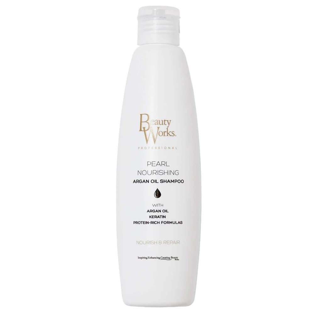 Beauty Works Pearl Nourishing Argan Oil Shampoo 250ml Image 1