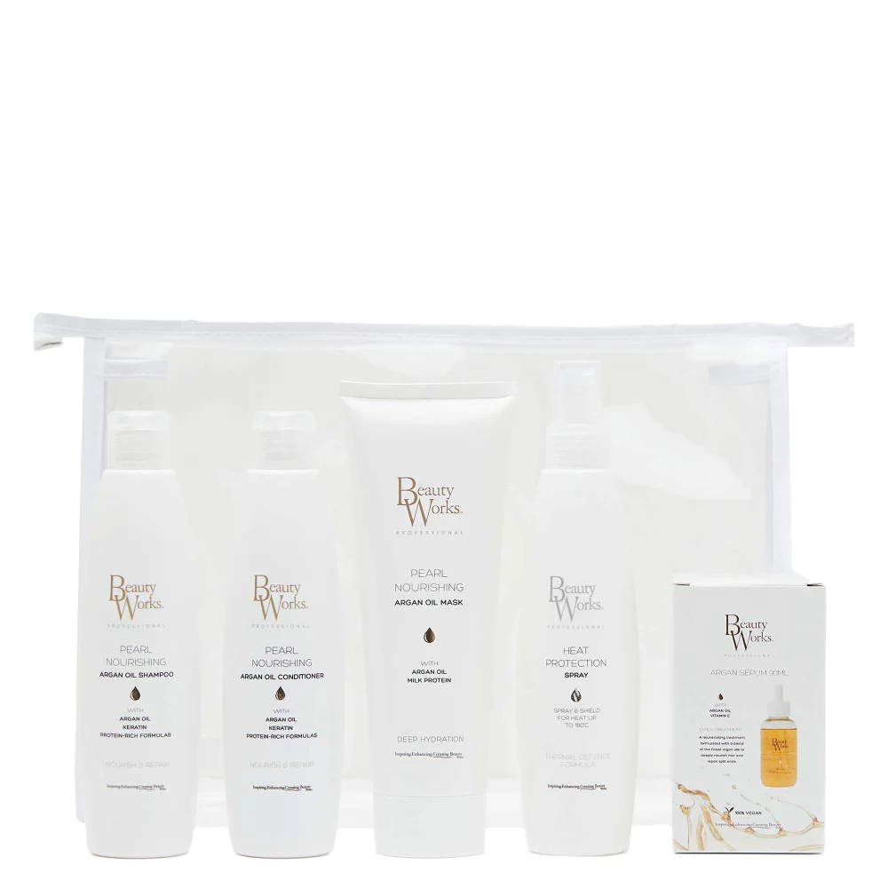 Beauty Works Gifts & Sets Argan Moisture Repair Gift Set 250ml Image 1