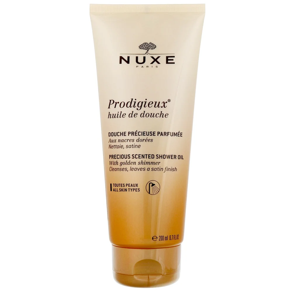 Nuxe Prodigieux Precious Scented Shower Oil With Golden Shimmer 200ml Image 1