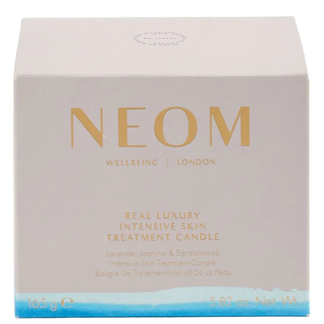 Neom Wellbeing London Scent To De-Stress Real Luxury Intensive Skin Treatment Candle 140g