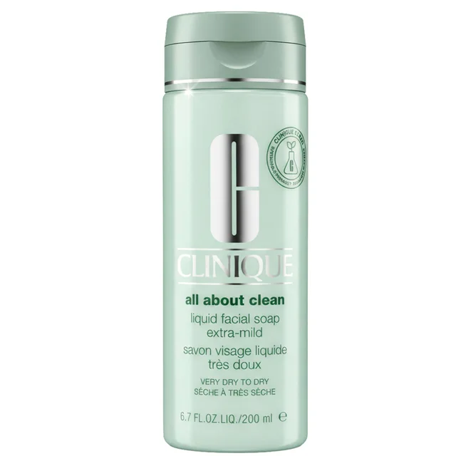 Clinique Liquid Facial Soap Extra-Mild for Very Dry to Dry Skin 200ml / 6.7 fl.oz.