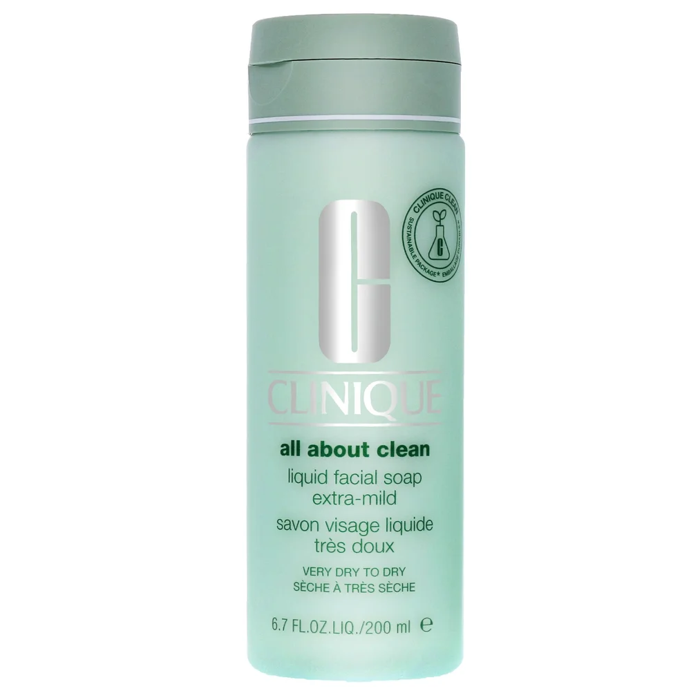 Clinique Cleansers & Makeup Removers Liquid Facial Soap Extra-Mild for Very Dry to Dry Skin 200ml / 6.7 fl.oz. Image 1
