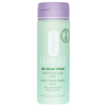 Clinique Cleansers & Makeup Removers All About Clean Liquid Facial Soap Mild for Dry / Combination Skin 200ml / 6.7 fl.oz.