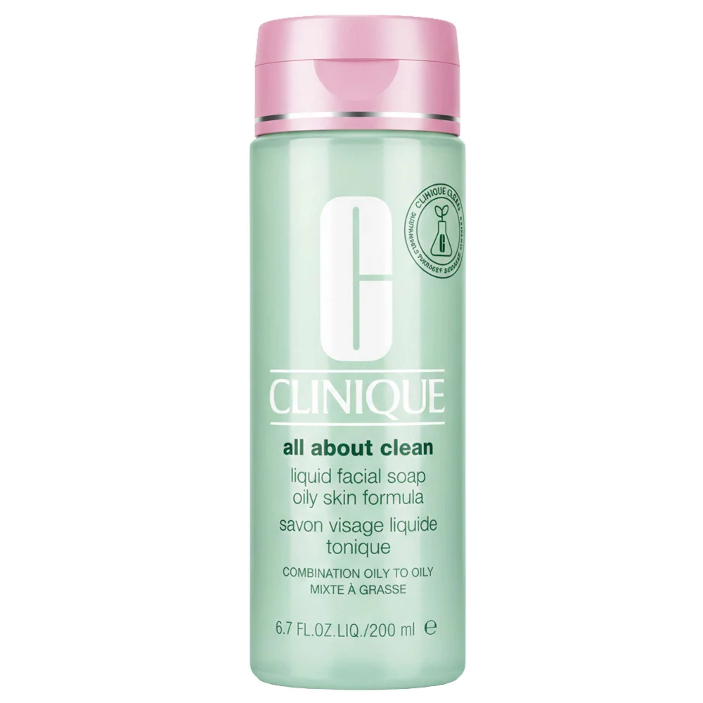 Clinique Liquid Facial Soap Oily Skin Formula for Oily / Combination Skin 200ml / 6.7 fl.oz. Image 1