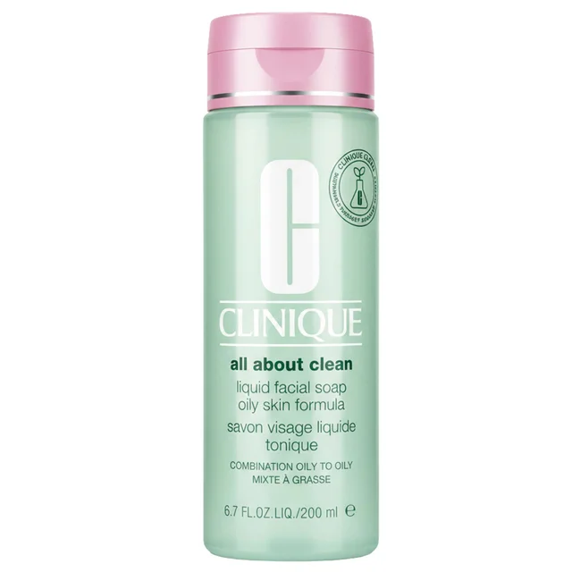 Clinique Liquid Facial Soap Oily Skin Formula for Oily / Combination Skin 200ml / 6.7 fl.oz.