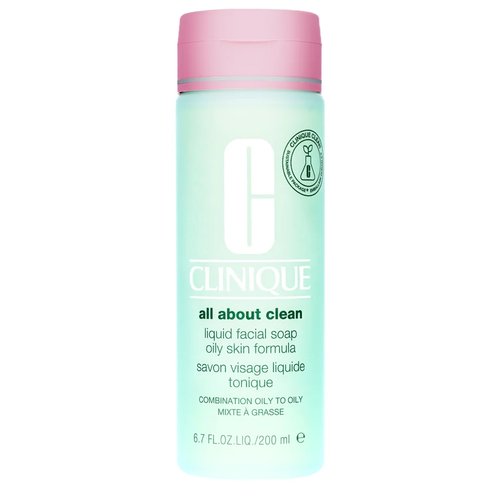 Clinique Cleansers & Makeup Removers Liquid Facial Soap Oily Skin Formula for Oily / Combination Skin 200ml / 6.7 fl.oz. Image 1