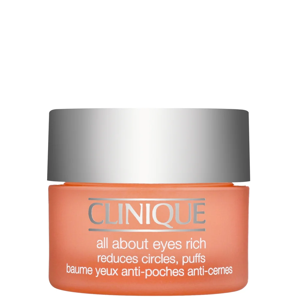 Clinique Eye & Lip Care All About Eyes Rich Reduces Circles, Puffs 15ml / 0.5 fl.oz. Image 1
