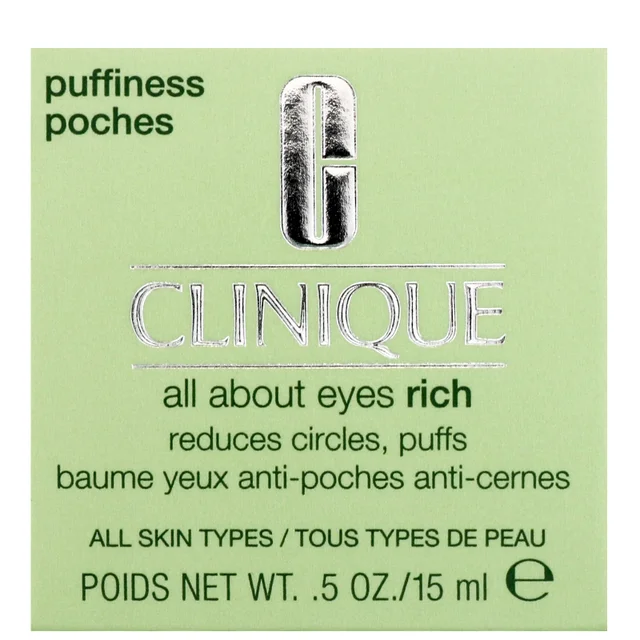 Clinique All About Eyes Rich Reduces Circles, Puffs 15ml / 0.5 fl.oz.