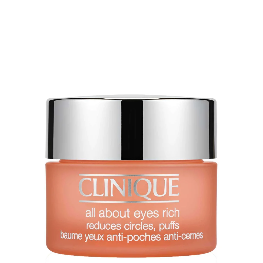 Clinique Eye & Lip Care All About Eyes Rich Reduces Circles, Puffs 15ml / 0.5 fl.oz. Image 1