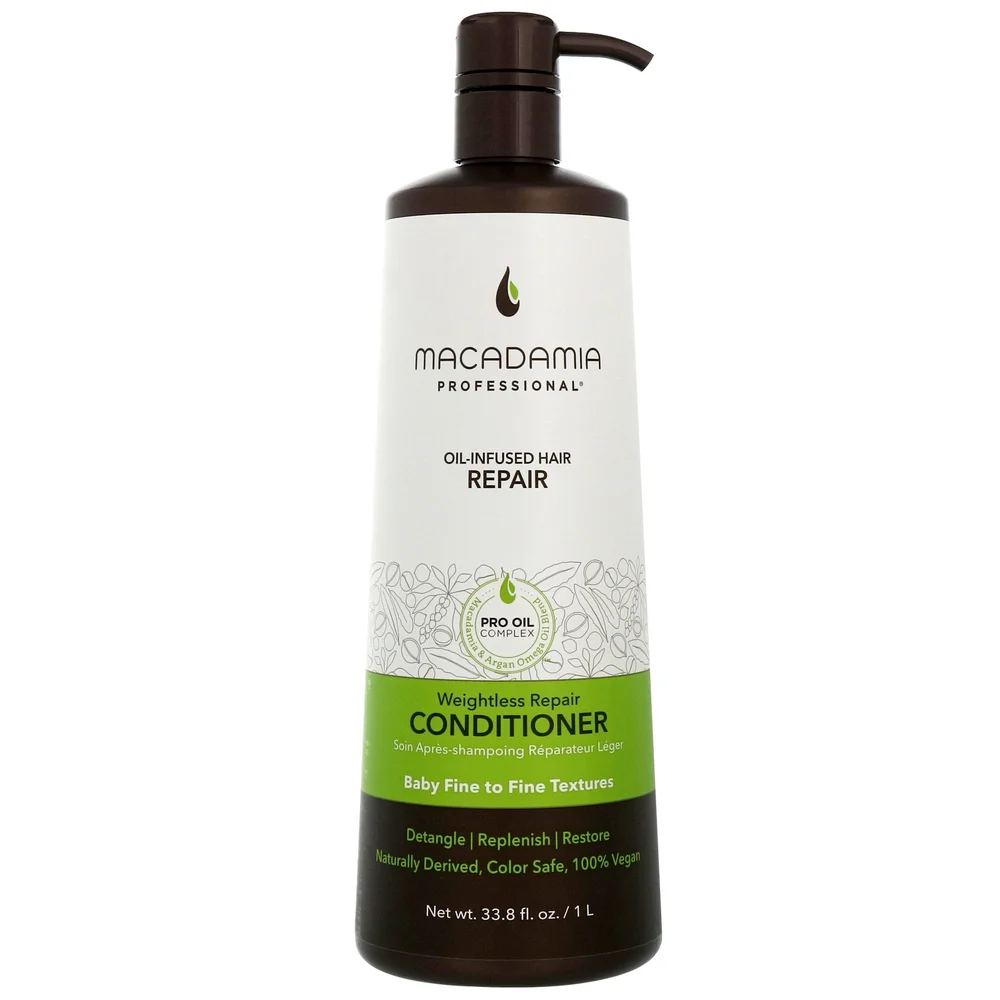 Macadamia Professional Care & Treatment Weightless Moisture Conditioner for Fine Hair 1000ml Image 1