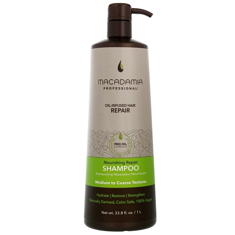 Macadamia Professional Care & Treatment Nourishing Moisture Shampoo for Medium to Coarse Hair 1000ml Image 1