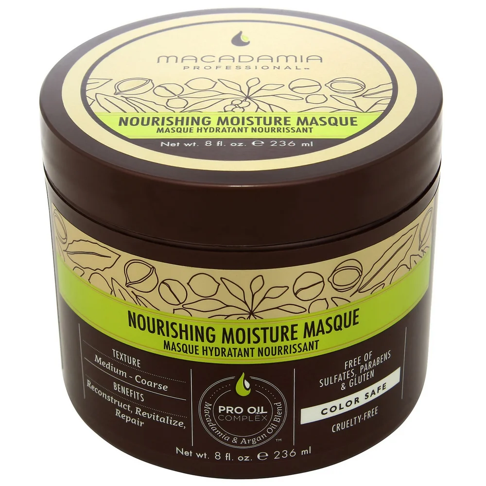 Macadamia Professional Care & Treatment Nourishing Moisture Masque for Medium to Coarse Hair 236ml Image 1