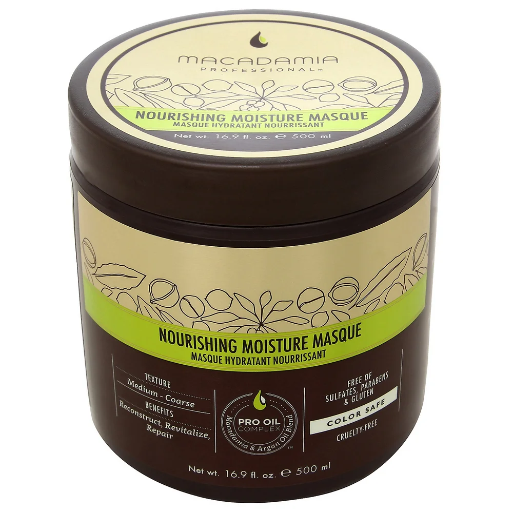 Macadamia Professional Care & Treatment Nourishing Moisture Masque for Medium to Coarse Hair 500ml Image 1