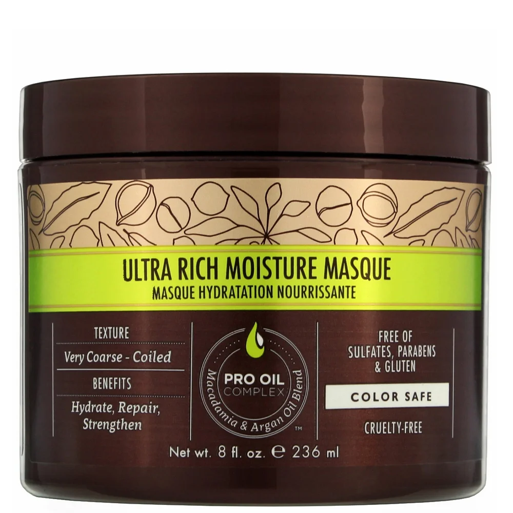 Macadamia Professional Professional Ultra Rich Moisture Masque for Very Coarse or Coiled Hair 236ml Image 1